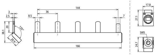 Modularverdrahtungssystem MVS 1 4 8 TT