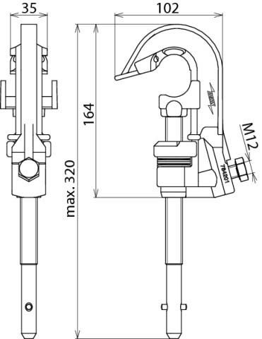 Phasenschraubklemme 784201