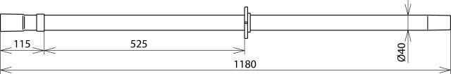 Saugrohr m. Handhabe 785120