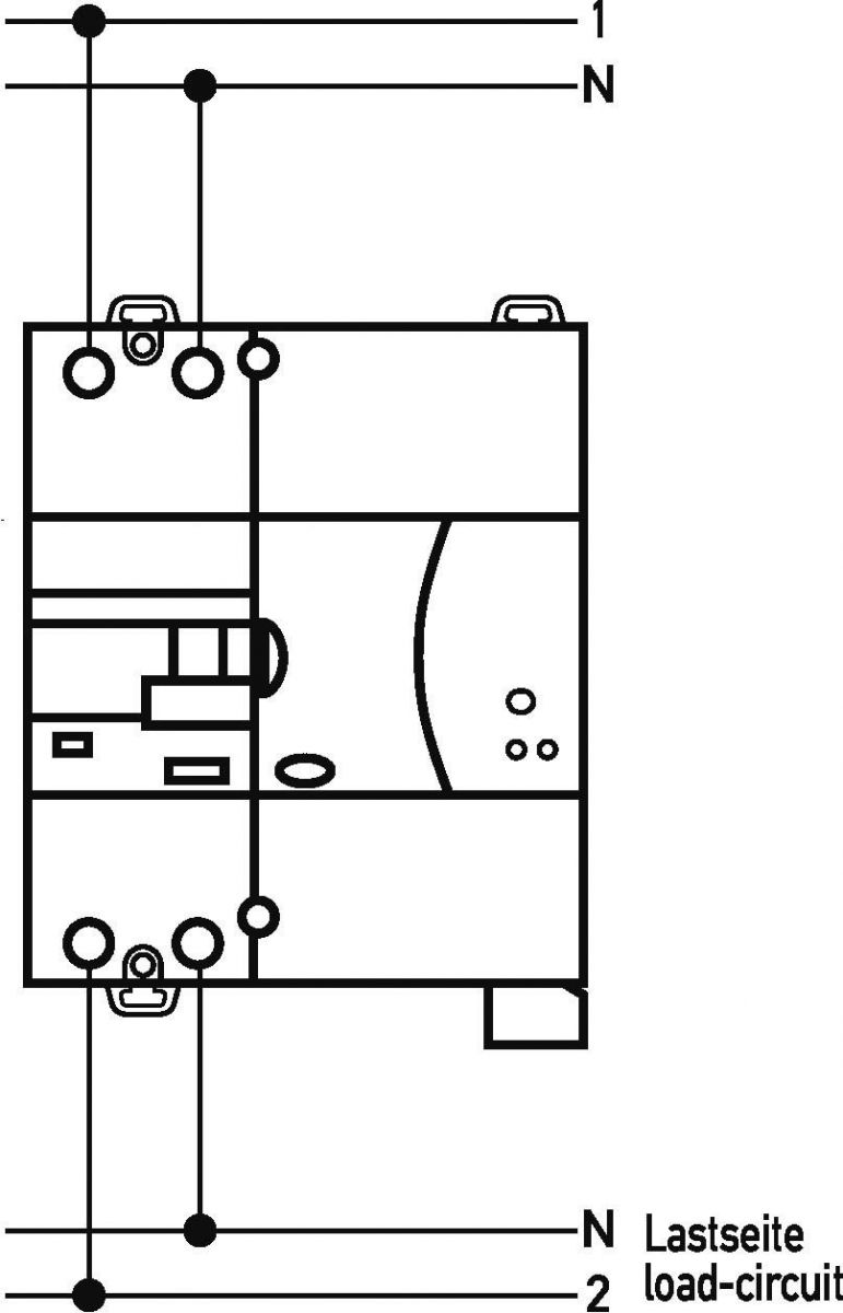 Fehlerstromschutzschalter DRCCB5 ST025-2/0,03A