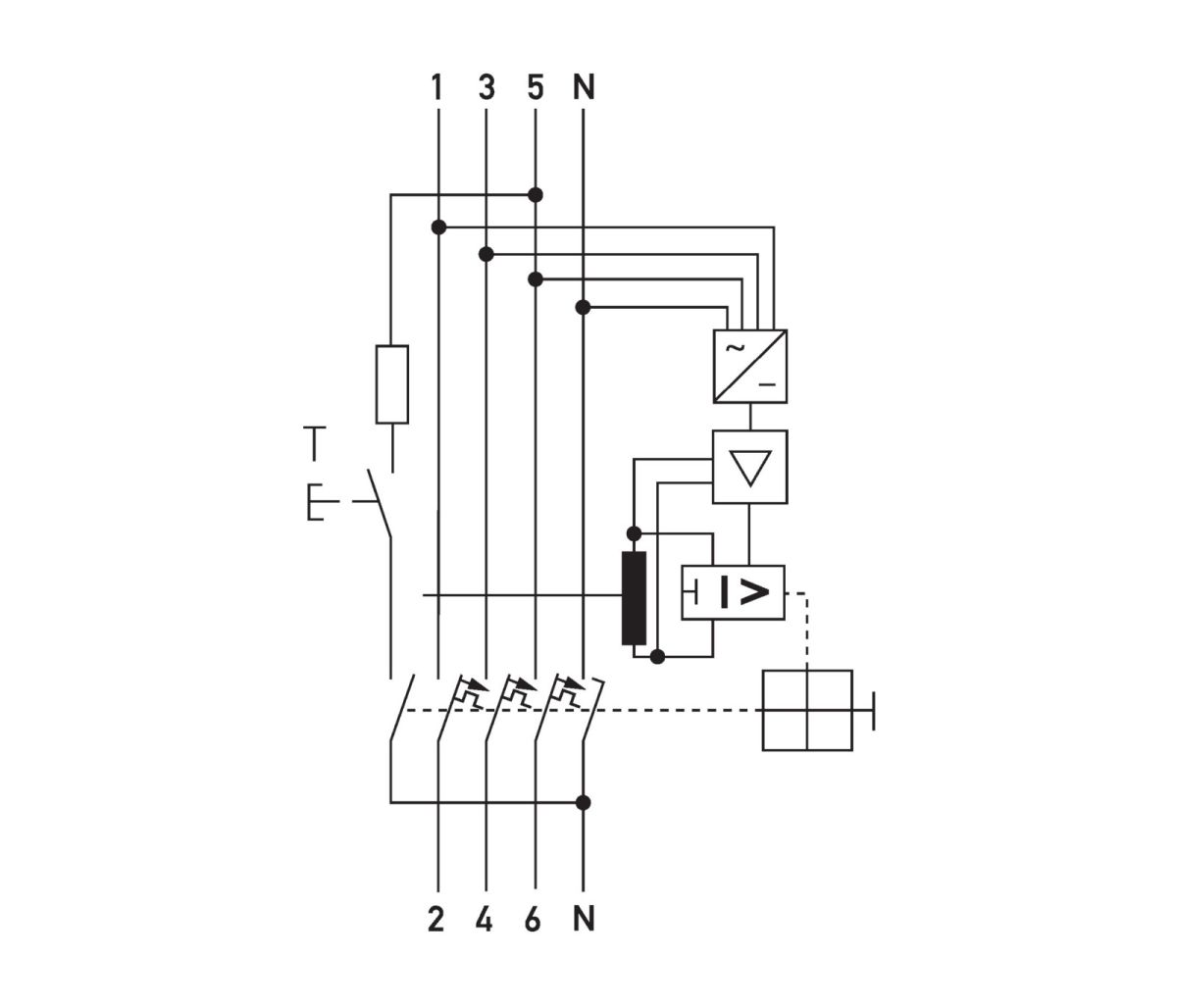 FI-/LS-Kombination DRCBO4C32/0,30/3N-B+