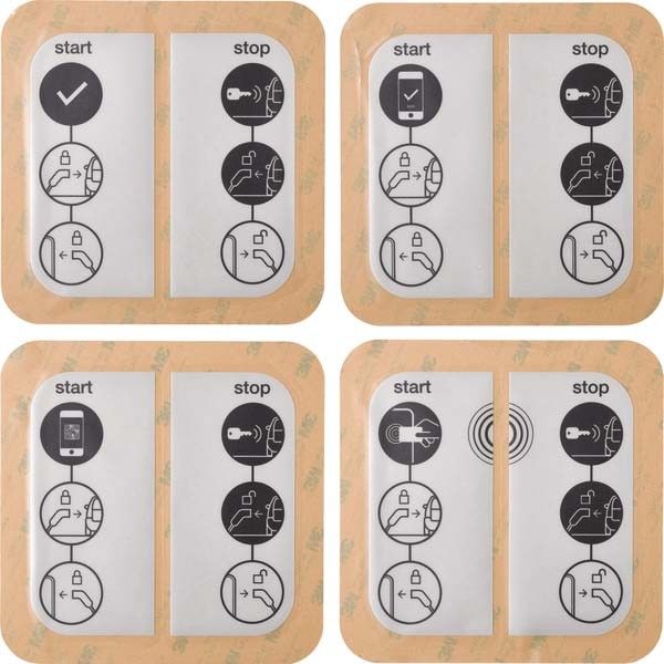 Ladest. Zubehör Sticker XEVA310