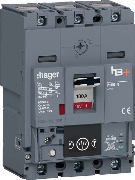 Leistungsschalter h3+ P160 HNS100NC