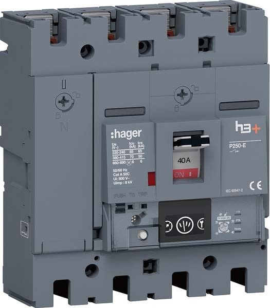 Leistungsschalter h3+ P250 HET041NR
