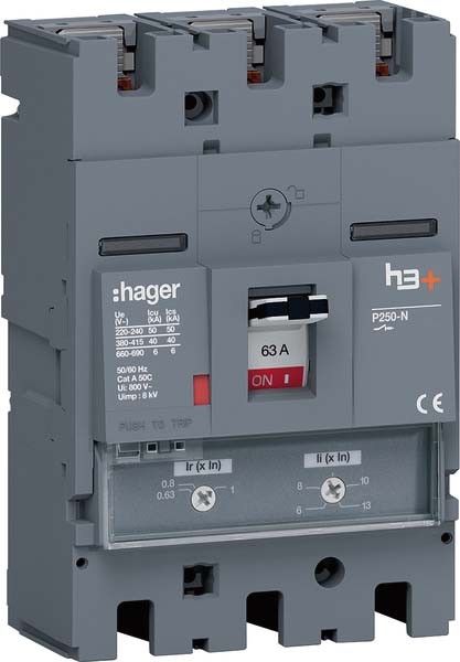 Leistungsschalter h3+ P250 HNT063DR