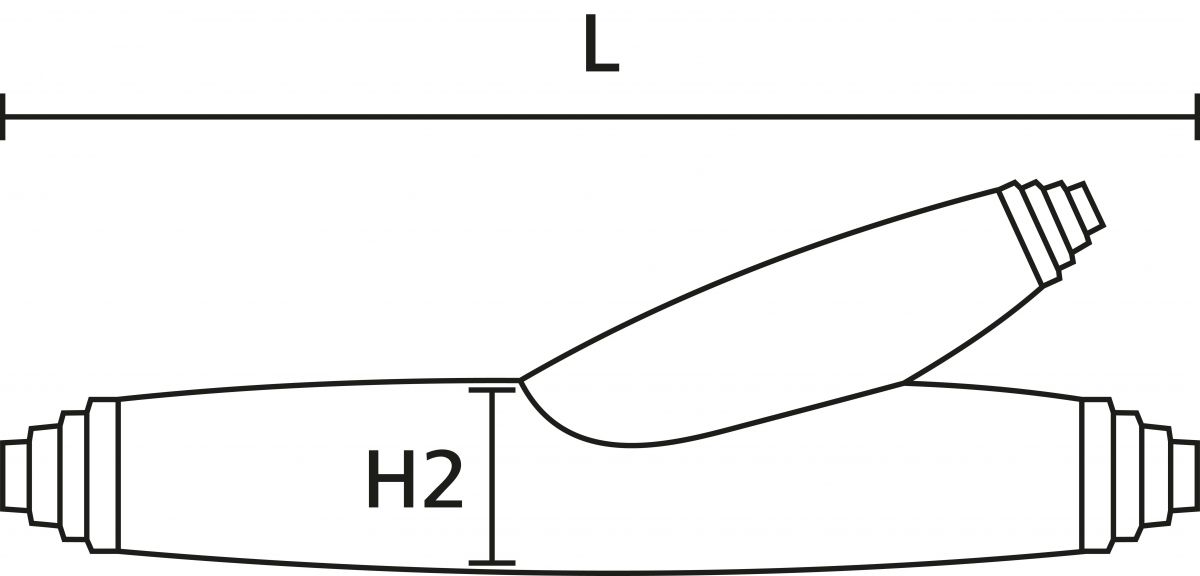 Abzweigmuffe Y-0 PUR33-GN-SF