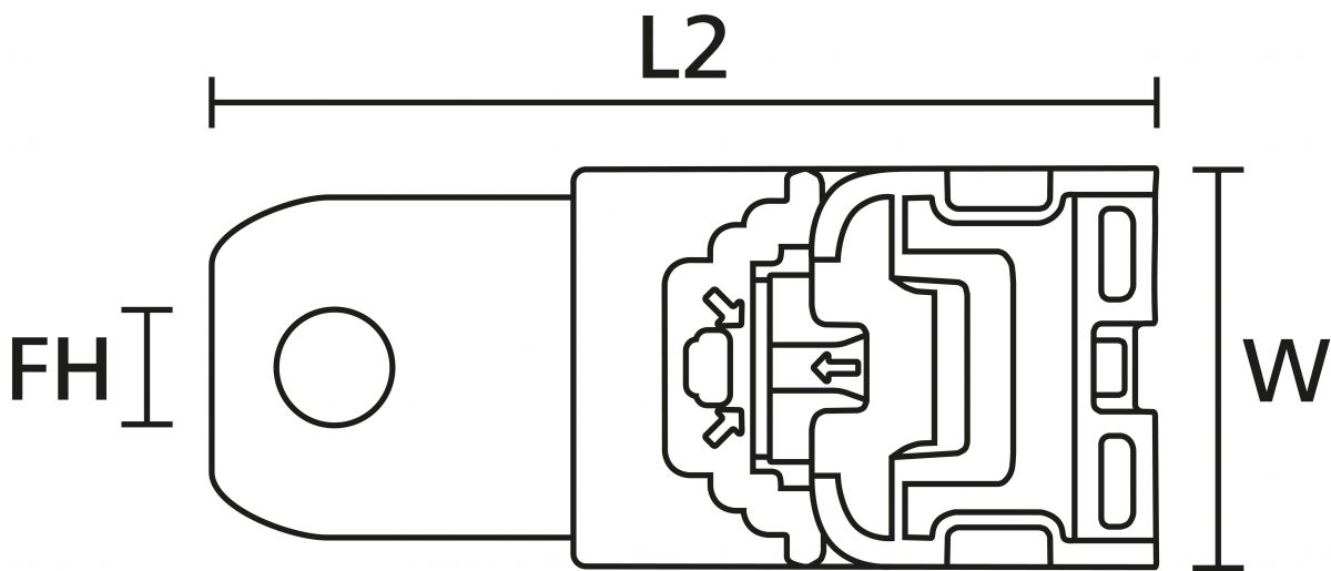Befestigungelement RCA90SM6 PA66