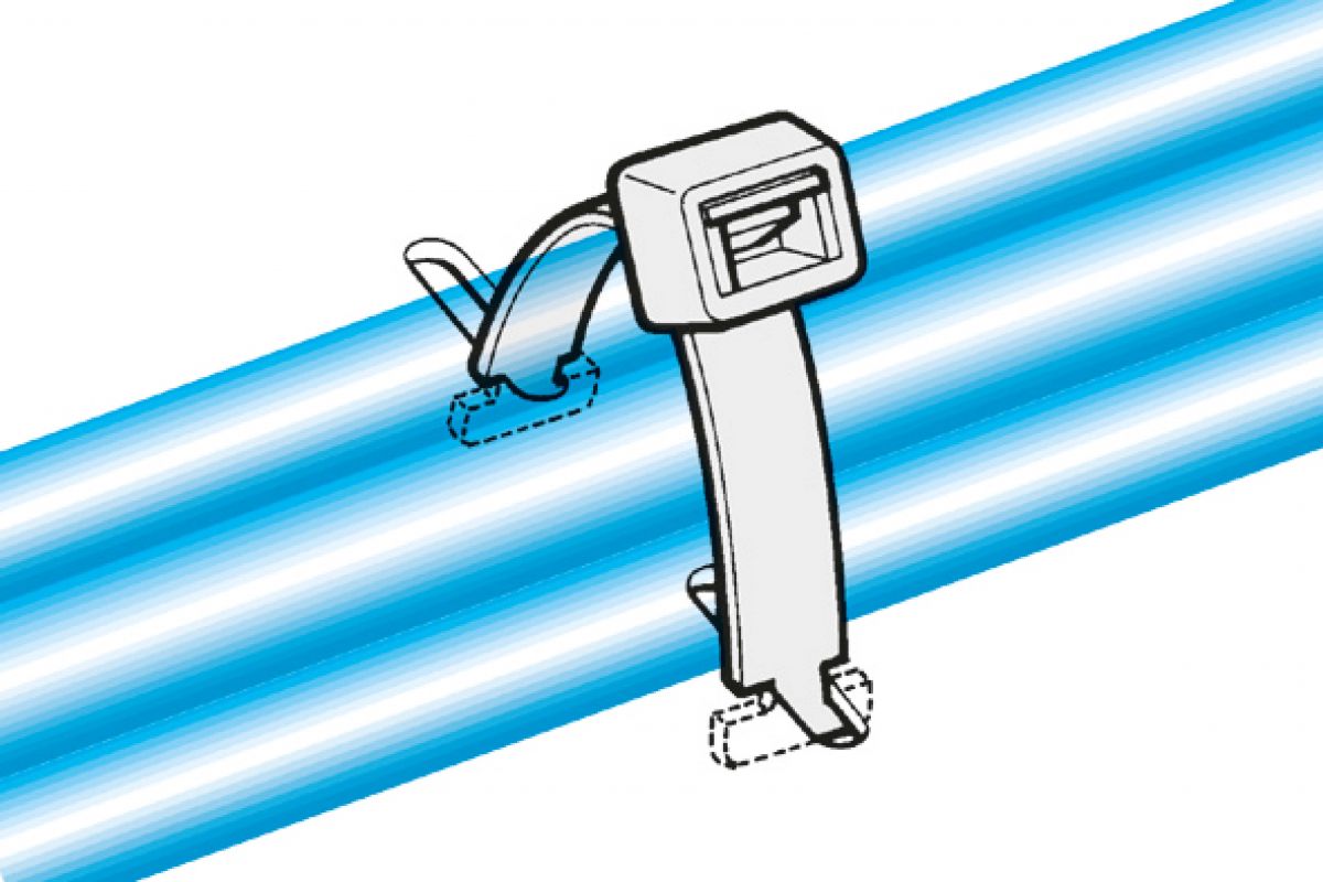 Befestigungsbinder CTF12090 PA66 BK 100