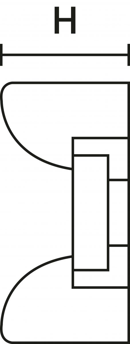 Befestigungssockel KR8G5 E/TFE BU 100