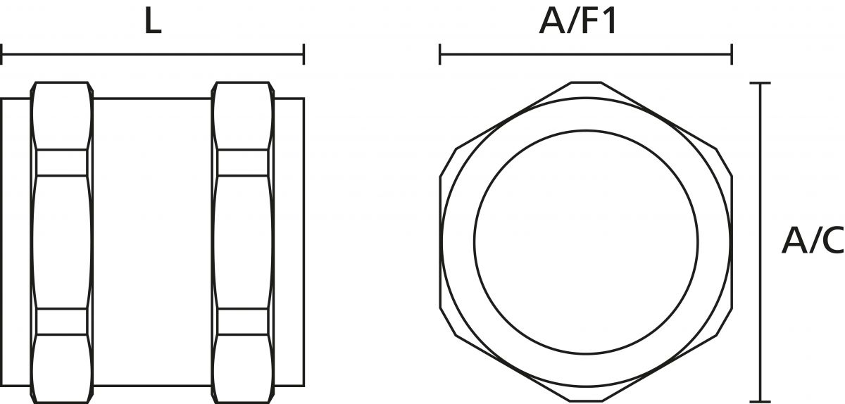 Schlauchverbinder ACP-M63 NPB ML