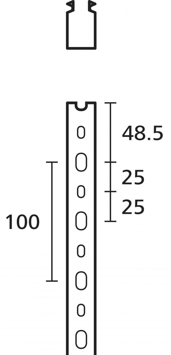 Verdrahtungskanal HTWD-HF-25X60 PC/ABS
