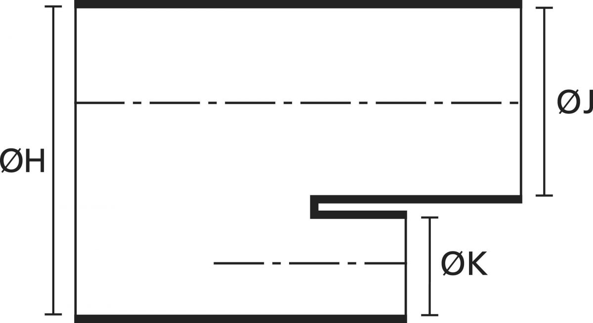 Warmschrumpfteil 1201-1-G PO-X BK