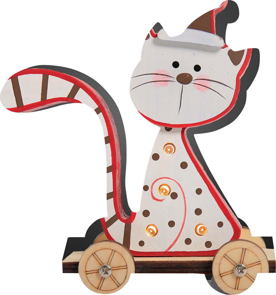 LED-Holzkatze 524185