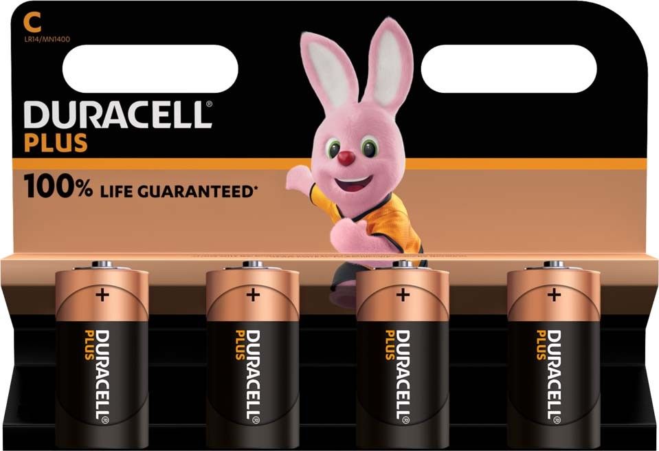 Batterie 1,5V Baby C Plus-C K4 (Bli.4)