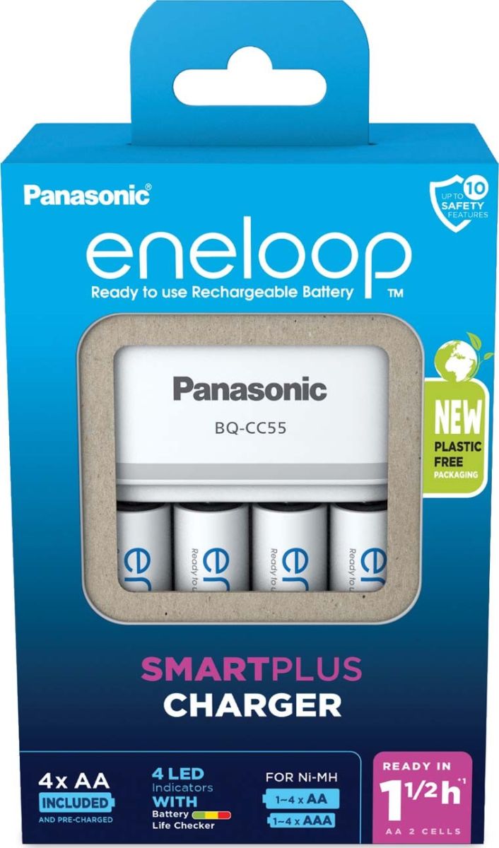 Ladegerät BQ-CC55 eneloop K-KJ55MCD40E