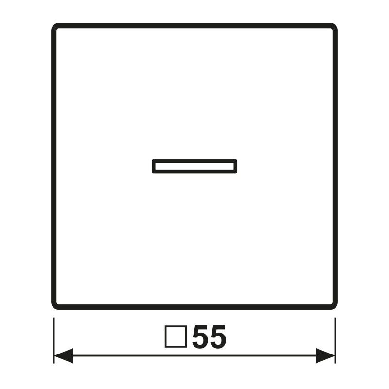 KNX RF Taster 1fach A 10911 ST RF BF SWM