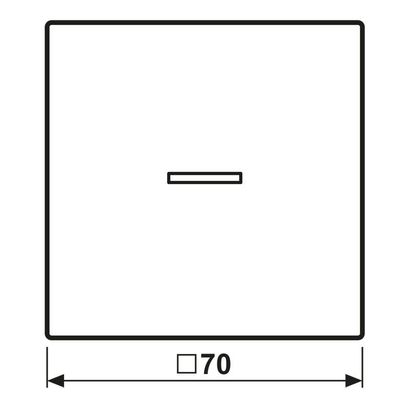 KNX RF Taster 1fach LS 10911 ST RF SWM