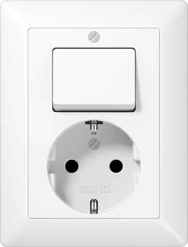 Schalter+Steckdose AS5576EUWW