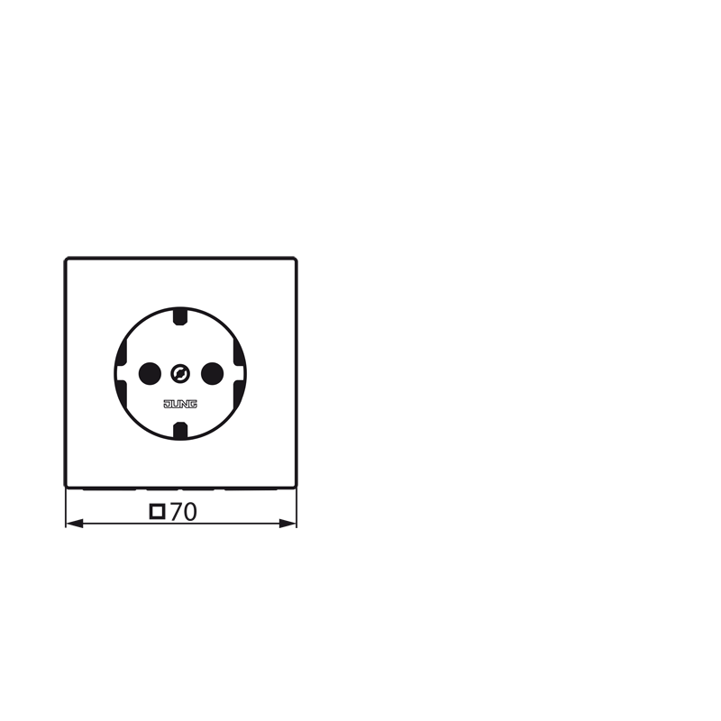 SCHUKO Steckdose LS 1521 LG