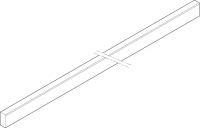 Cu-Schiene XCUS122