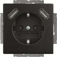 SCHUKO-2x USB Steckdose 20 EUCB2USB-885