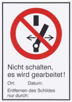 Warn-/Hinweisschild WHS NSEW GA M#700054