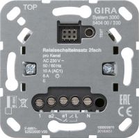 Relaisschalteinsatz 2fach 540400