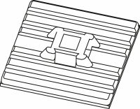 Klebesockel flexibel FMB4APTIPA66HSBK(10)