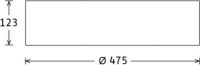 LED-Anbauleuchte PLL22475402/DALI si