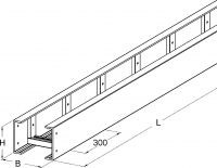 GFK-Kabelleiter UL 150.200/3