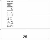 Einschlaganker ES ES M 12x25