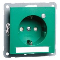 Steckdose SCHUKO grün D 20.6511.422LED/4NA