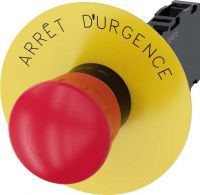 Not-Halt-Pilzdrucktaster 3SU1100-1HB20-1FJ0