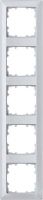 Rahmen 5-fach 5TG2555-3 aluminium-metallic