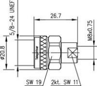 Adapter N-FME (M-M) 100024187