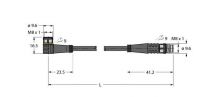 Aktuator-/Sensorleitung PKW3M-2-PSG3M/TEL