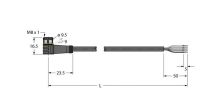 Aktuator- u. Sensorleitung PKW4M-5/TEY