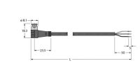 Aktuator- u. Sensorleitung PSW3S-10/TEL