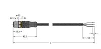 Aktuator- u. Sensorleitung RSC4T-5/TXL1001