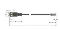 Anschlussleitung RKC4.5T-5/TEL
