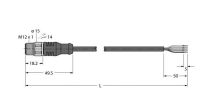 Anschlussleitung RSCV4.4T-10/TFW