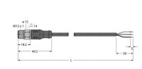Anschlussleitung RSCV4T-10/TFW