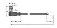 Anschlussleitung WSCV4T-5/TFW