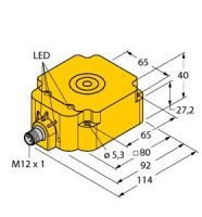 Induktiver Sensor BI50U-Q80-VP4X2H1141