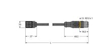 Ventilsteckverbinder VC9S22-T8 #6606909