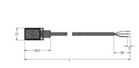 Ventilsteckverbinder VIS02-A80E-10/TEL
