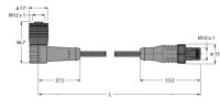Verbindungsleitung WKC4Q-2-RSC4Q/TXL