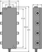 Verteilerbaustein JBBS-49-E613/3G