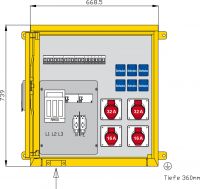 Aufputzverteiler WAP0315