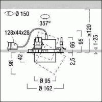 LED-Einbaustrahler VIV2-R M #60715750